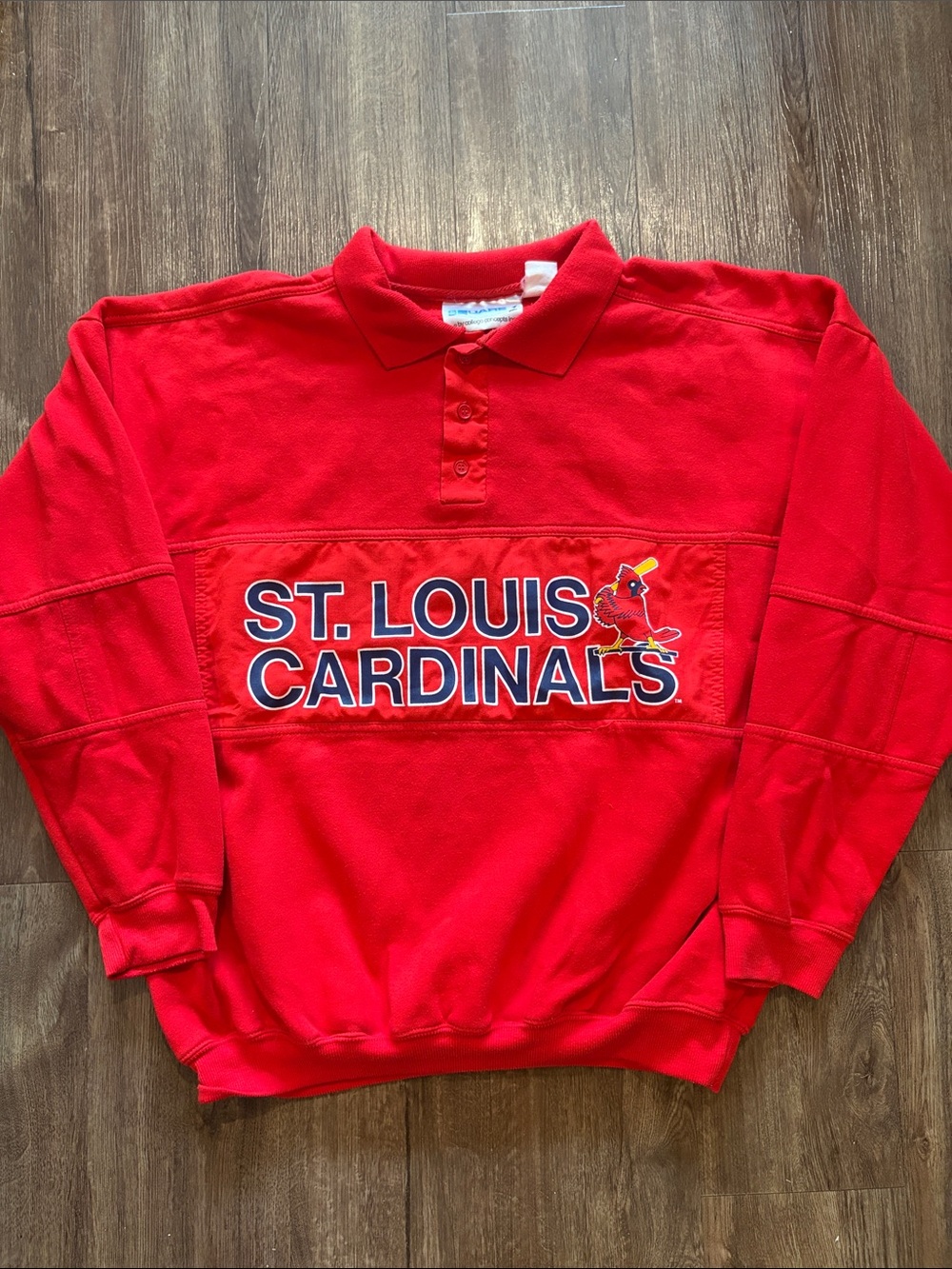 Vintage St. Louis Cardinals men’s Medium crewneck with collar box fit